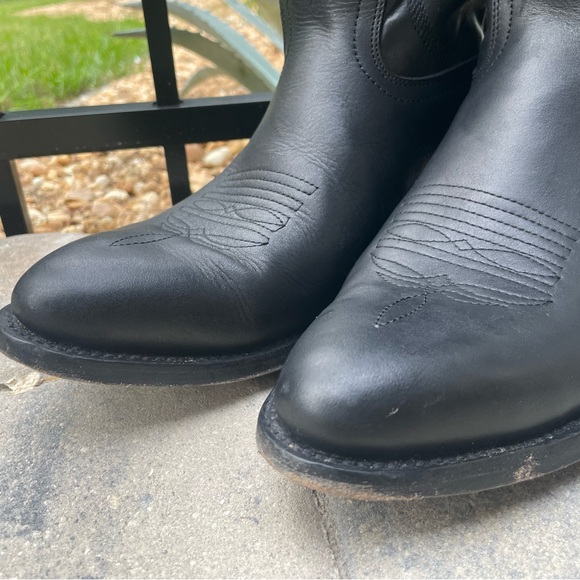 Black Leather Boots - Picture 5 of 7
